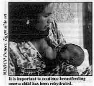 It is important to continue breastfeeding once a child has been rehydrated. 